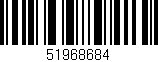 Código de barras (EAN, GTIN, SKU, ISBN): '51968684'