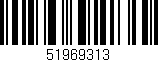 Código de barras (EAN, GTIN, SKU, ISBN): '51969313'