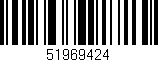Código de barras (EAN, GTIN, SKU, ISBN): '51969424'
