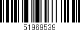 Código de barras (EAN, GTIN, SKU, ISBN): '51969539'