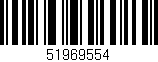 Código de barras (EAN, GTIN, SKU, ISBN): '51969554'