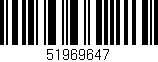 Código de barras (EAN, GTIN, SKU, ISBN): '51969647'