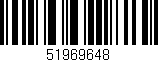 Código de barras (EAN, GTIN, SKU, ISBN): '51969648'