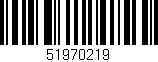 Código de barras (EAN, GTIN, SKU, ISBN): '51970219'