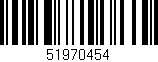 Código de barras (EAN, GTIN, SKU, ISBN): '51970454'