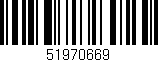 Código de barras (EAN, GTIN, SKU, ISBN): '51970669'