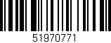 Código de barras (EAN, GTIN, SKU, ISBN): '51970771'