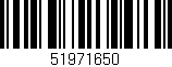 Código de barras (EAN, GTIN, SKU, ISBN): '51971650'