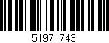 Código de barras (EAN, GTIN, SKU, ISBN): '51971743'