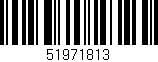 Código de barras (EAN, GTIN, SKU, ISBN): '51971813'