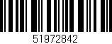 Código de barras (EAN, GTIN, SKU, ISBN): '51972842'