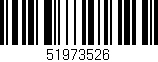 Código de barras (EAN, GTIN, SKU, ISBN): '51973526'