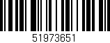 Código de barras (EAN, GTIN, SKU, ISBN): '51973651'