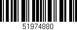 Código de barras (EAN, GTIN, SKU, ISBN): '51974880'