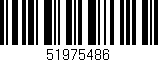 Código de barras (EAN, GTIN, SKU, ISBN): '51975486'