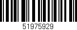 Código de barras (EAN, GTIN, SKU, ISBN): '51975929'