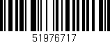 Código de barras (EAN, GTIN, SKU, ISBN): '51976717'