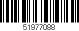 Código de barras (EAN, GTIN, SKU, ISBN): '51977088'