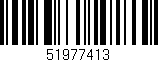 Código de barras (EAN, GTIN, SKU, ISBN): '51977413'