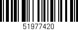 Código de barras (EAN, GTIN, SKU, ISBN): '51977420'