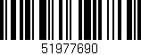 Código de barras (EAN, GTIN, SKU, ISBN): '51977690'