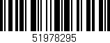 Código de barras (EAN, GTIN, SKU, ISBN): '51978295'