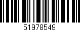 Código de barras (EAN, GTIN, SKU, ISBN): '51978549'