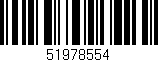 Código de barras (EAN, GTIN, SKU, ISBN): '51978554'