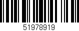 Código de barras (EAN, GTIN, SKU, ISBN): '51978919'