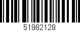 Código de barras (EAN, GTIN, SKU, ISBN): '51982128'