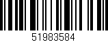 Código de barras (EAN, GTIN, SKU, ISBN): '51983584'