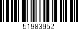 Código de barras (EAN, GTIN, SKU, ISBN): '51983952'