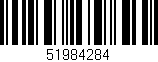 Código de barras (EAN, GTIN, SKU, ISBN): '51984284'