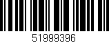 Código de barras (EAN, GTIN, SKU, ISBN): '51999396'