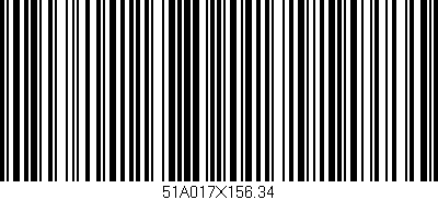 Código de barras (EAN, GTIN, SKU, ISBN): '51A017X156.34'
