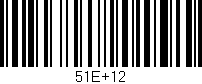 Código de barras (EAN, GTIN, SKU, ISBN): '51E+12'