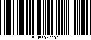 Código de barras (EAN, GTIN, SKU, ISBN): '51J563X3093'