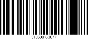 Código de barras (EAN, GTIN, SKU, ISBN): '51J689X-3877'