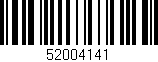 Código de barras (EAN, GTIN, SKU, ISBN): '52004141'