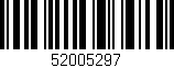 Código de barras (EAN, GTIN, SKU, ISBN): '52005297'