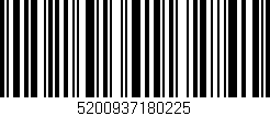 Código de barras (EAN, GTIN, SKU, ISBN): '5200937180225'