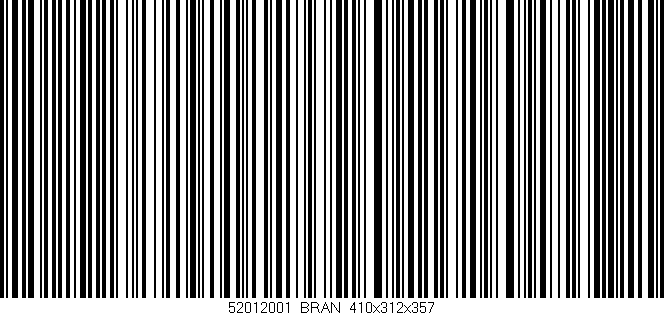 Código de barras (EAN, GTIN, SKU, ISBN): '52012001/BRAN_410x312x357'