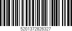 Código de barras (EAN, GTIN, SKU, ISBN): '5201372826327'