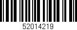 Código de barras (EAN, GTIN, SKU, ISBN): '52014219'