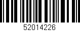 Código de barras (EAN, GTIN, SKU, ISBN): '52014226'