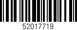 Código de barras (EAN, GTIN, SKU, ISBN): '52017719'