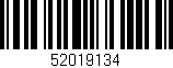 Código de barras (EAN, GTIN, SKU, ISBN): '52019134'