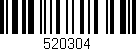 Código de barras (EAN, GTIN, SKU, ISBN): '520304'