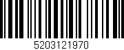 Código de barras (EAN, GTIN, SKU, ISBN): '5203121970'