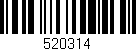 Código de barras (EAN, GTIN, SKU, ISBN): '520314'